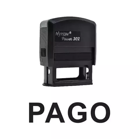 Carimbo PAGO Simples - Automático - comprar online