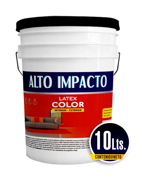 Látex Color x10 Lt Int/ext Lavable Gran Poder Cubritivo - comprar online
