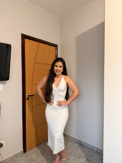 Vestido Decotado de Festa Feminino Longo Justo Look Noite