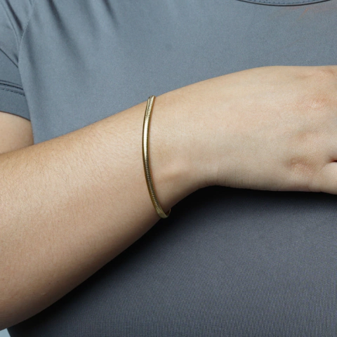 PULSEIRA MALHA ITALIANA DOURADA - CP0166 - comprar online