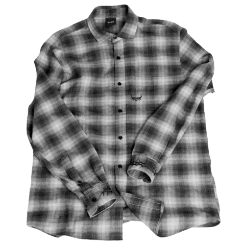 Thorns Flannel - Grey