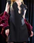VESTIDO COM GOLA BORDADA CREPE PREMIUM - comprar online