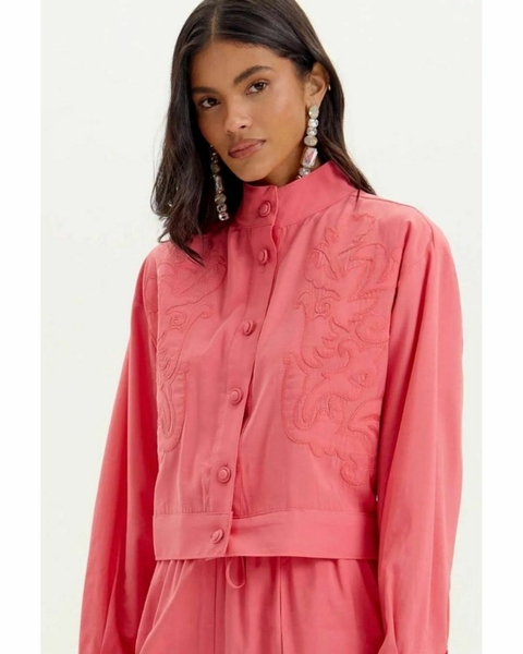 JAQUETA BOMBER COM BORDADO - comprar online