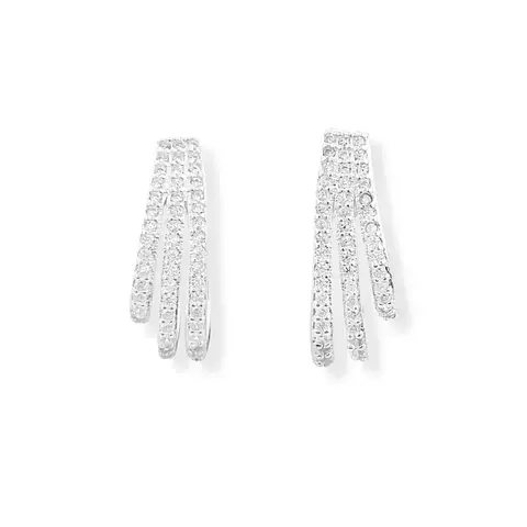 Brinco em Virgula Zirconias