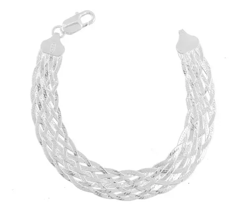 Pulseira Trançada 8 Fios