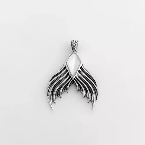 Pingente de Cauda de Sereia em Madrepérola