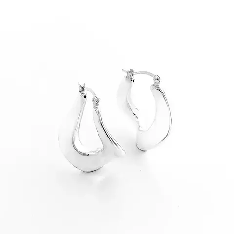 Brinco eletroformação com argola em U