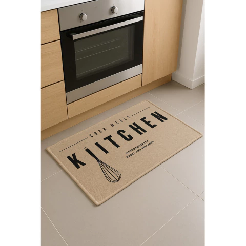 Alfombra Felpudo Cocina Antideslizante Poliester Goma Mulmer