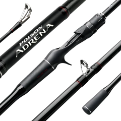 VARA SHIMANO POISON ADRENA 7.4 12-25LB 2P P/ CARRETILHA
