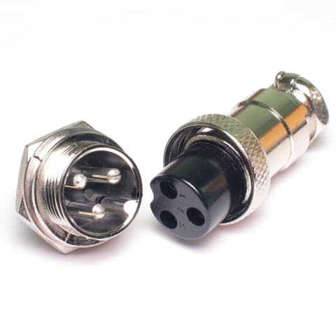 Plug Mike 3 pinos macho + fêmea SKU 31275 - comprar online