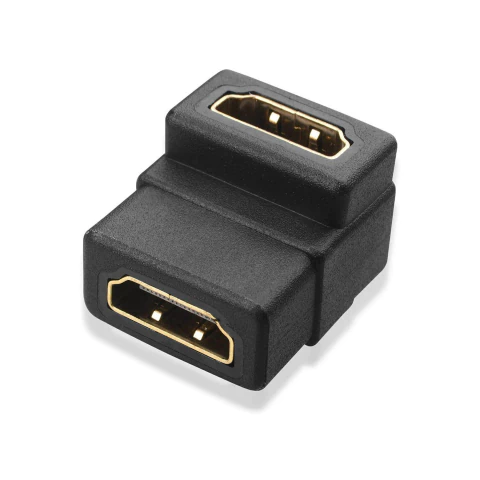 Emenda Hdmi fêmea x fêmea 90° para TVs em painel SKU 31204 - comprar online