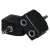 Adaptador P2 estéreo x 2 jack J2 P2 fêmea estéreo SKU 19632 - Tubolandia