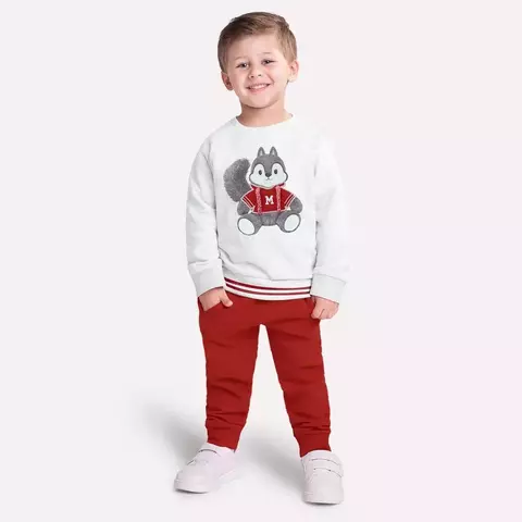 CONJUNTO MOLETOM COM CALÇA ESQUILO DE CASACO MILON - comprar online
