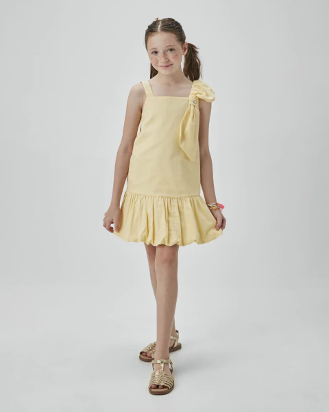 VESTIDO BALONE COM LAÇO UM MAIS UM - comprar online