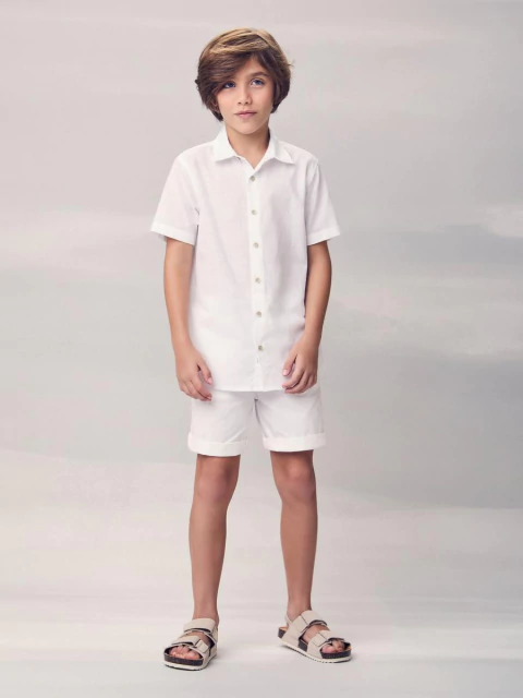 BERMUDA SARJA BRANCA YOUCCIE - comprar online