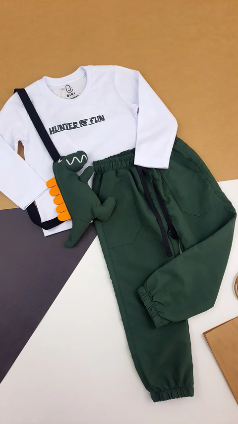 CONJUNTO BLUSA E CALÇA PELUCIADA DINO DIGI - comprar online