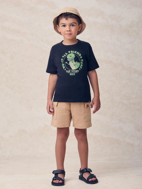 BERMUDA MOLETOM CAQUI YOUCCIE - comprar online