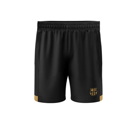 BERMUDA PRETA E DOURADA BARCELONA - comprar online