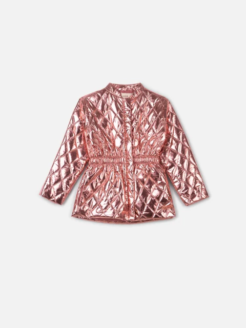 JAQUETA PUFFER ROSE GOLD ANIMÊ - comprar online