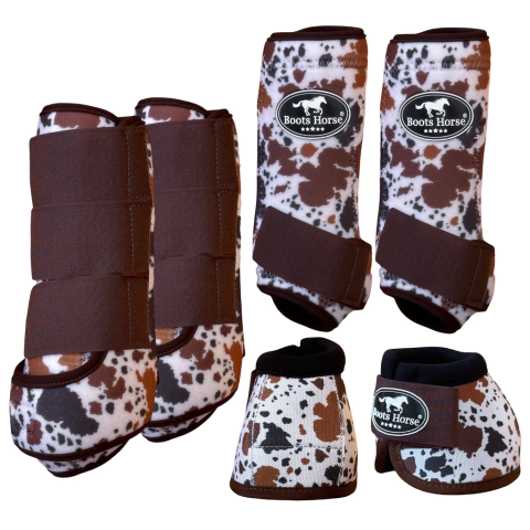 CONJUNTO COMPLETO 4 PATAS - COW PRINT