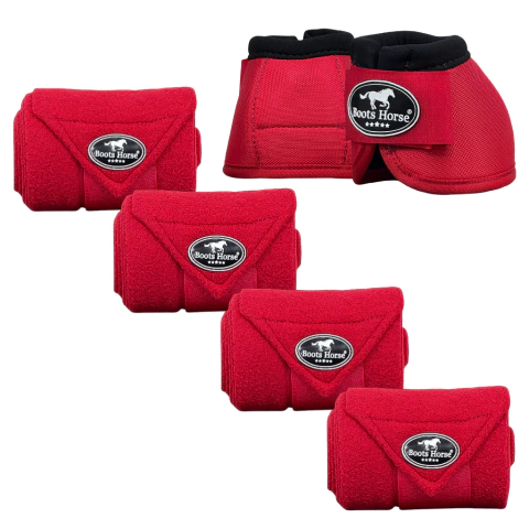 KIT COMBO - CLOCHE COM LIGAS - VERMELHO