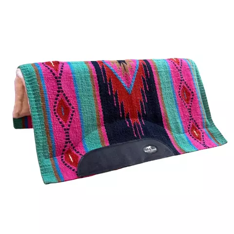 MANTA REVERSE PRESSURE LAÇO – PRETO/ROSA