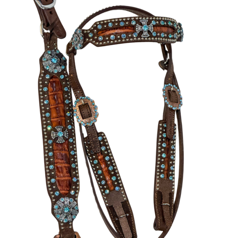 CONJUNTO MASTER - EXOTIC LEATHER JACARÉ