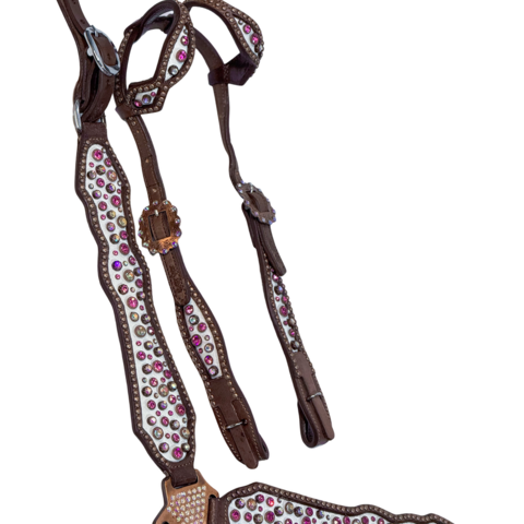 CONJUNTO MASTER DUAS ORELHAS - BRANCO/ROSA