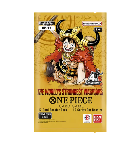 ONE PIECE TCG: THE WORL'S STRONGEST WARRIORS BOOSTER PACK (OP-17)