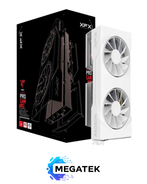 Radeon Rx 9060XT 8GB GDDR6 XFX SWIFT OC WHITE