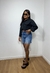Camisa cropped linho