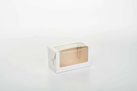 Imagen de Caja chica 18x9x10cm con encastres y visor PVC Cristal -051-