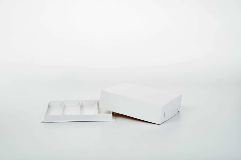 Caja base con divisiones para 1/4kg + Tapa -005D- en internet