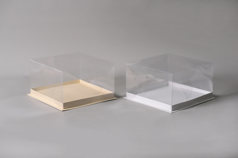 Caja Bandeja Base + Tapa de PVC Cristal 20x20x12cm -060c- - comprar online
