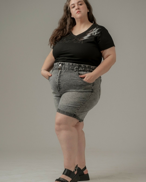 Short De Jean Pandora Gris