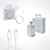 Combo de Carga Rápida: Cargador Inalámbrico Imantado + Fuente 35W + Cable USB-C a Ligthning para iPhone