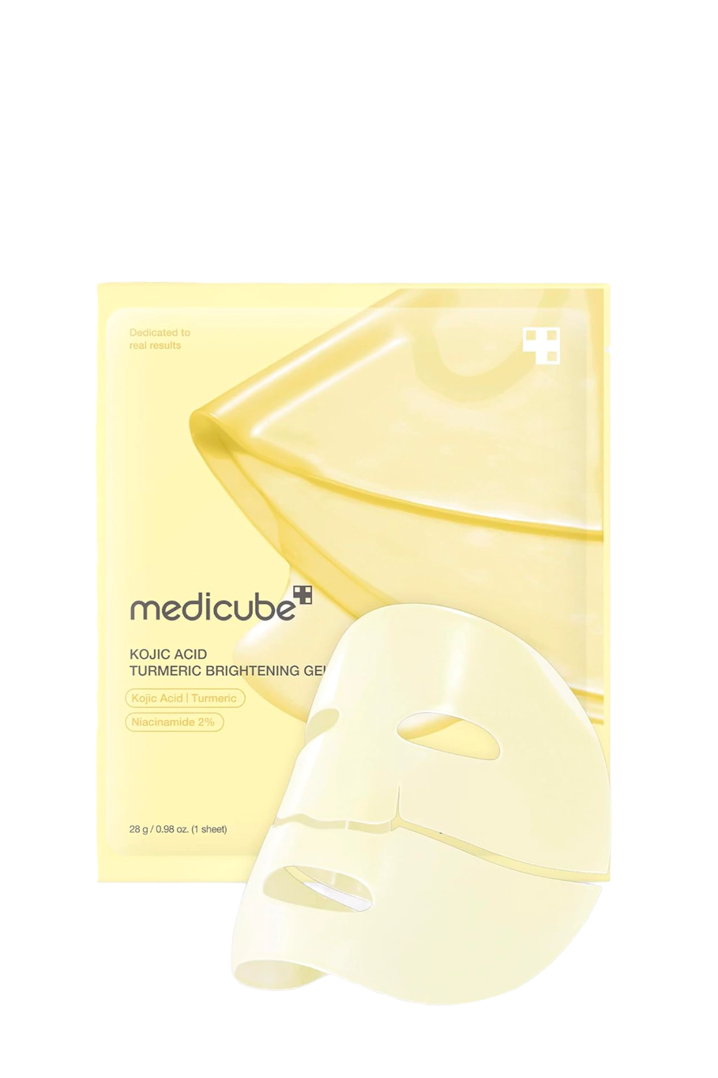 Medicube Kojic Acid Turmeric Brightening Gold Jelly Gel Mask – Mascarilla Nocturna Iluminadora con Ácido Kójico y Cúrcuma 28 g