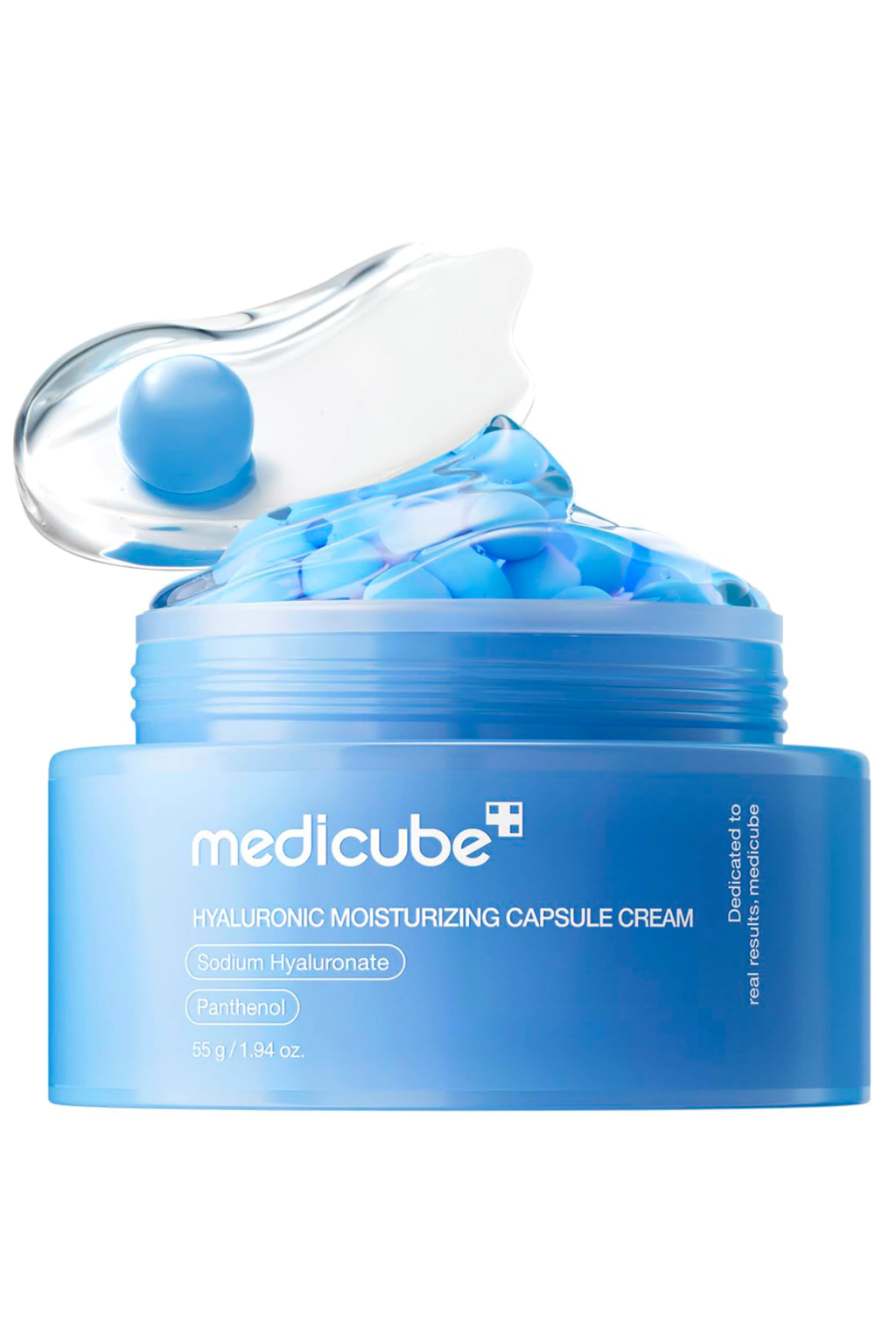 Medicube Hyaluronic Acid Capsule Cream – Crema Facial Hidratante 120H con Ácido Hialurónico, Pantenol y Ceramidas 50 ml