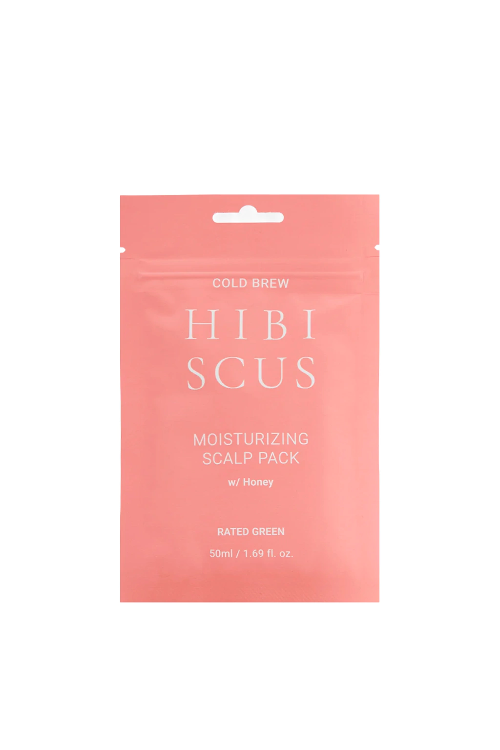 RATED GREEN Cold Brew Hibiscus Scalp Pack – Tratamiento Hidratante y Purificante para Cuero Cabelludo 50 ml