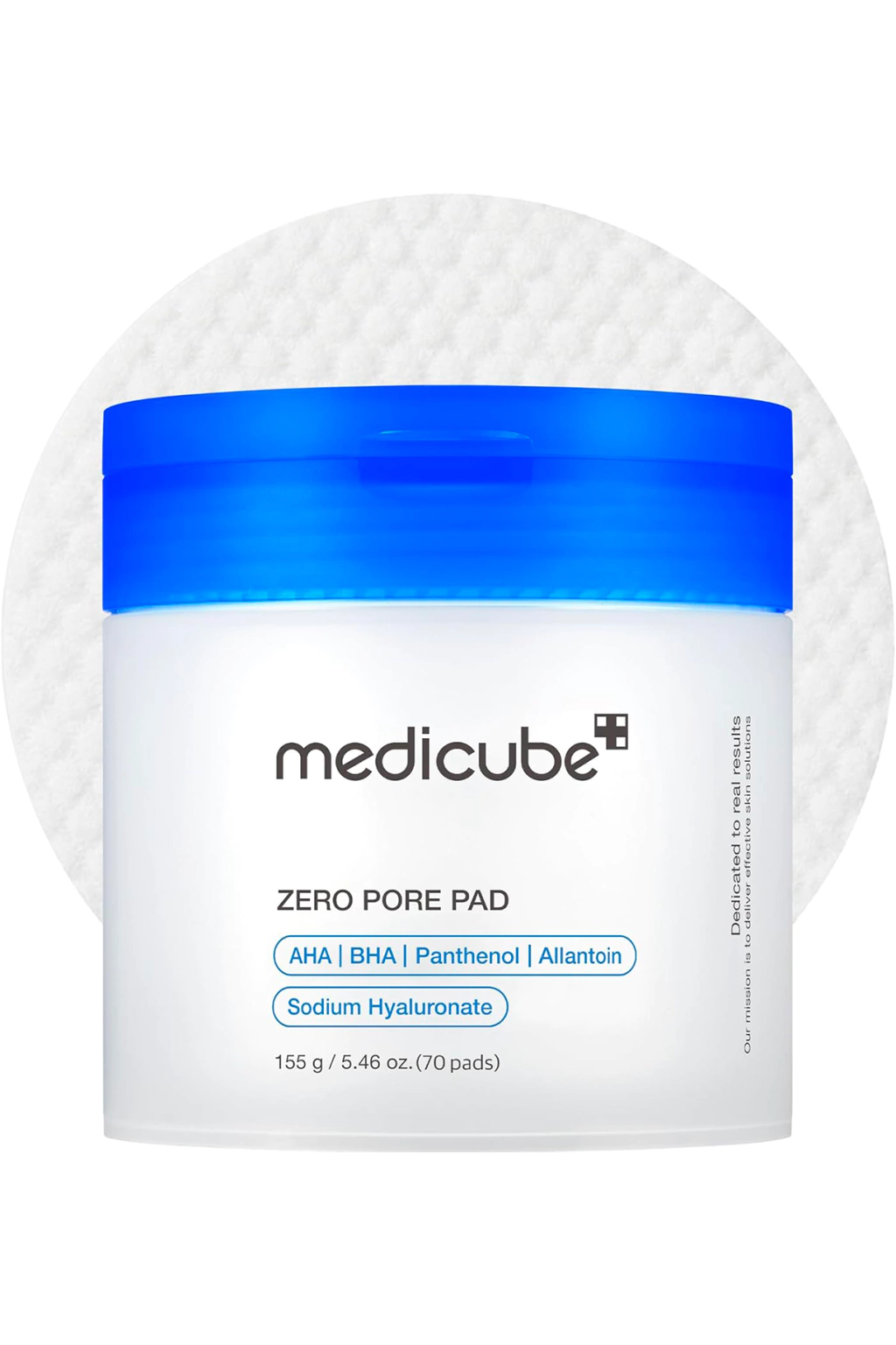 Medicube Zero Pore Pads 2.0 – Pads Exfoliantes Coreanos con AHA y BHA para Limpieza de Poros (70 unidades)