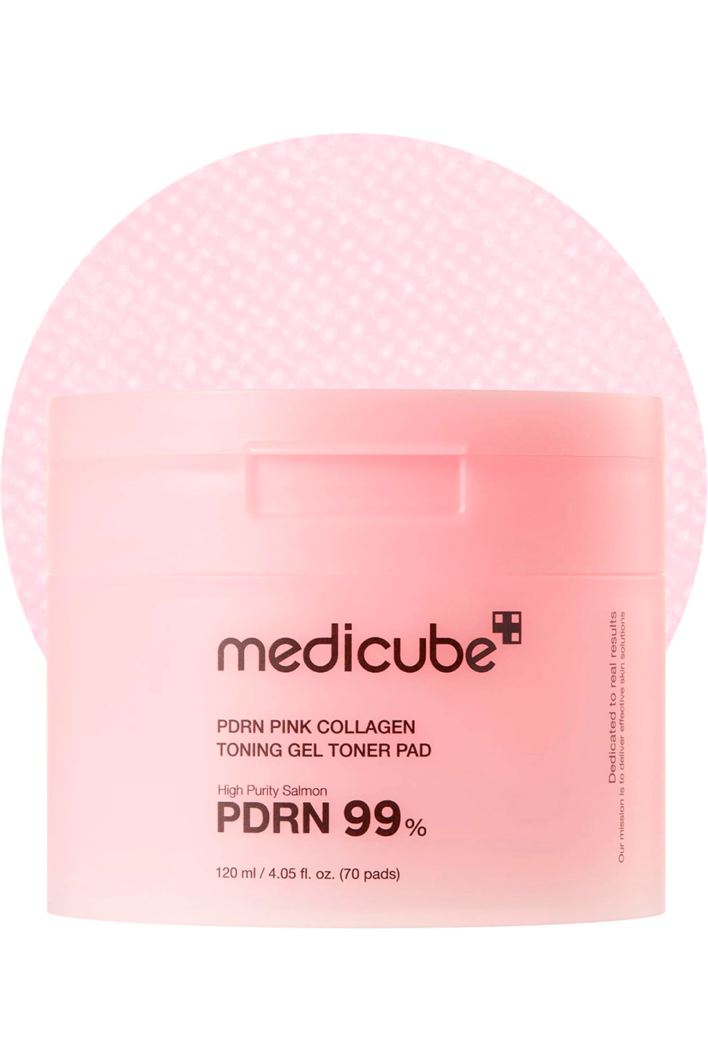 Medicube Salmon DNA PDRN Pink Collagen Jelly Pad – Pads Faciales Hidratantes y Reafirmantes con Colágeno y Retinol 70 un