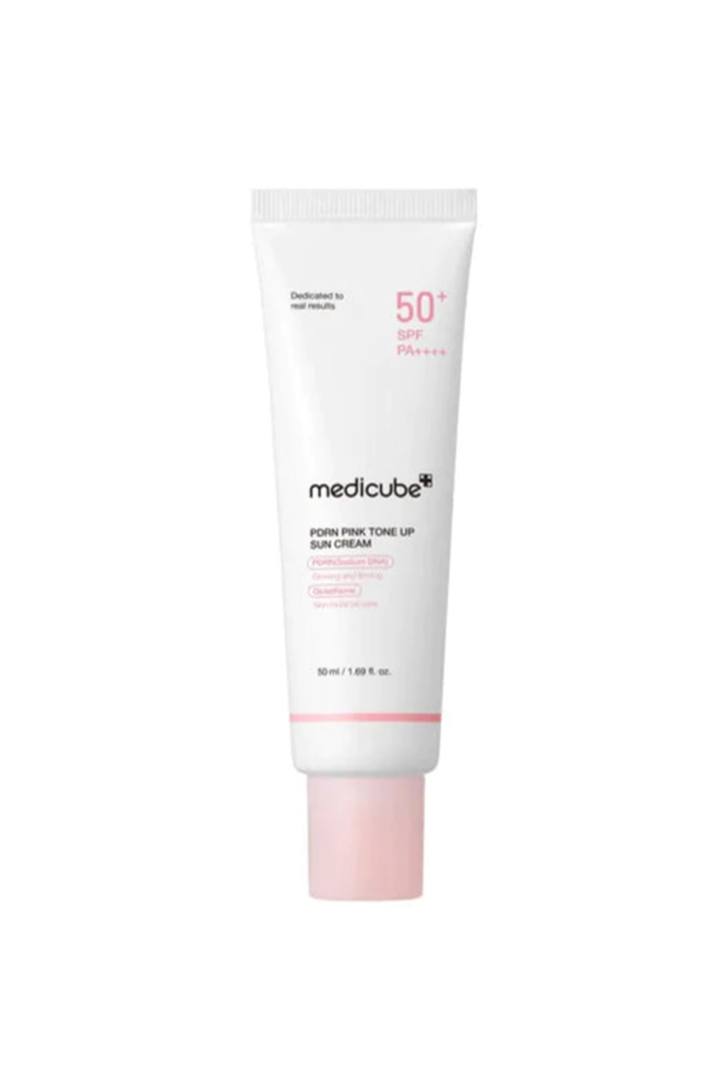 Medicube PDRN Pink Tone Up Sun Cream SPF50+ PA++++ – Protector Solar Iluminador con ADN de Salmón 50 ml