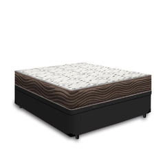 Cama Box Baú + Colchão de Casal Ortobom D45 Iso 150 138x188x60cm - comprar online