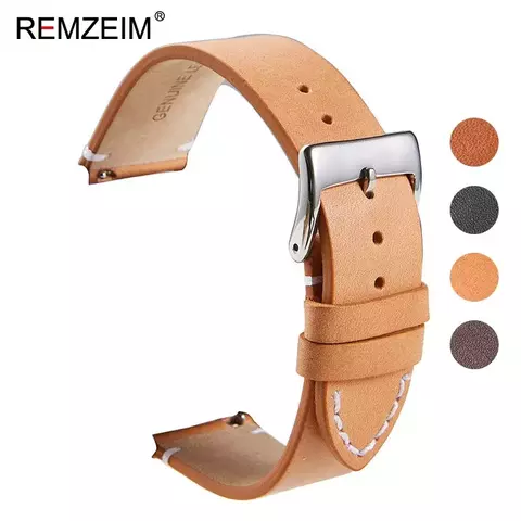 Pulseira de couro genuíno de bezerro