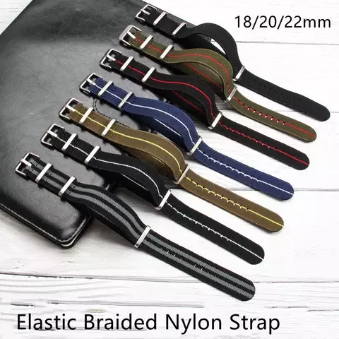 Pulseira de relógio nato de nylon