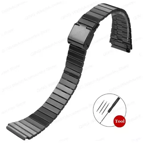 Pulseira de aço inoxidável para casio