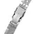 Pulseira de aço inoxidável de extremidade reta - comprar online