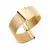 Pulseira de relógio de malha de aço inoxidável
