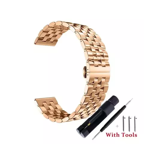 Pulseira de relógio de aço inoxidável