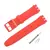 Pulseira de borracha para swatch, pulseira esportiva colorida de substituição - comprar online
